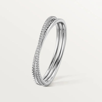 [Elite]ETINCELLE HALF-PAVED DIAMOND BRACELET