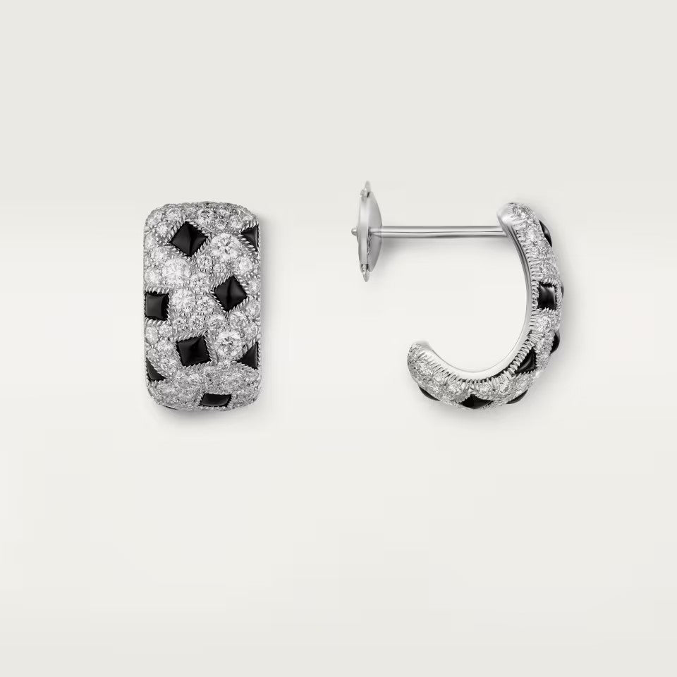 [Elite]PANTHERE MINI FULL DIAMOND EARRINGS