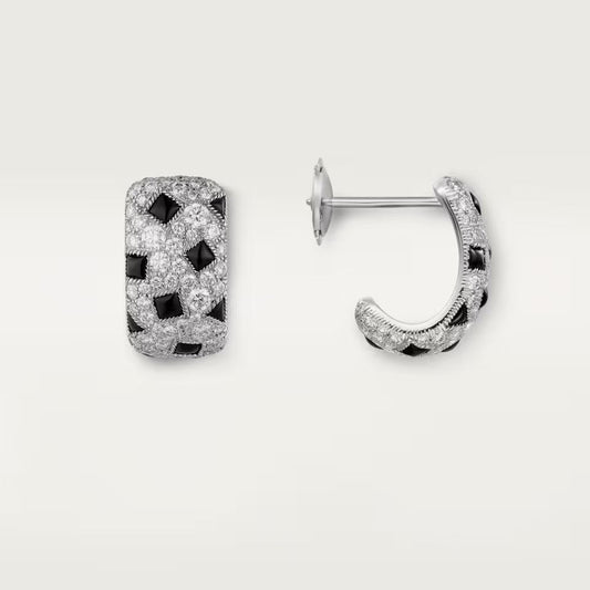 [Elite]PANTHERE MINI FULL DIAMOND EARRINGS