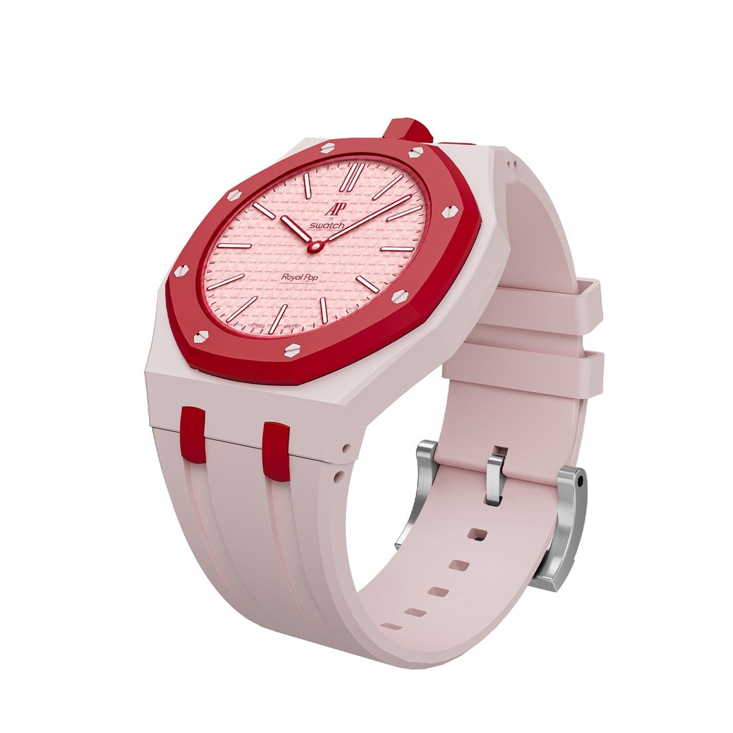 [Elite]Royal Oak Pop Exclusive Bioceramic Case & Silicone Strap Mix Color