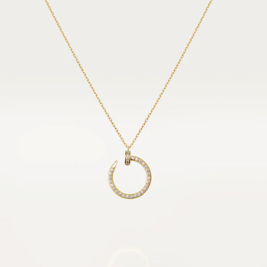 [Elite]JUSTE NECKLACE GOLD DIAMONDS