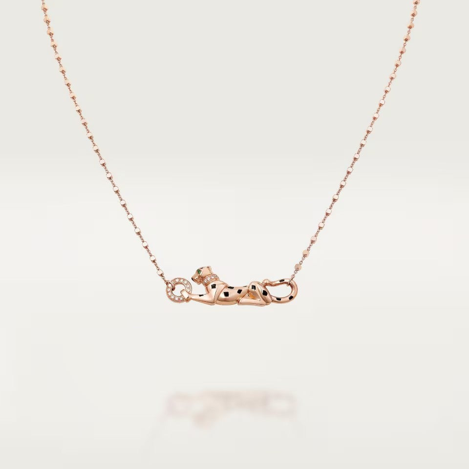 [Elite]PANTHERE FULL DIAMOND NECKLACE