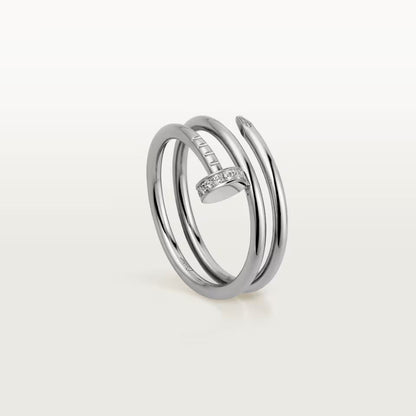 [Elite]JUSTE RING 4.8MM HALF DIAMOND