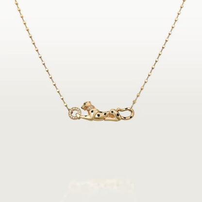 [Elite]PANTHERE FULL DIAMOND NECKLACE