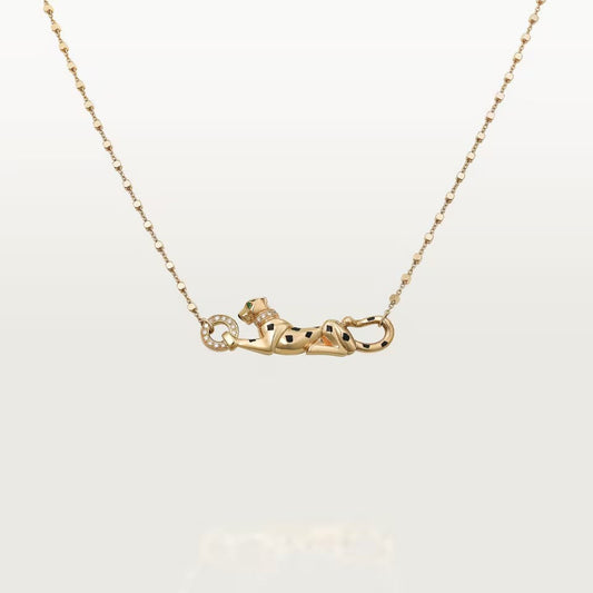[Elite]PANTHERE FULL DIAMOND NECKLACE