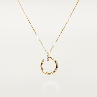 [Elite]JUSTE NECKLACE HALF DIAMOND