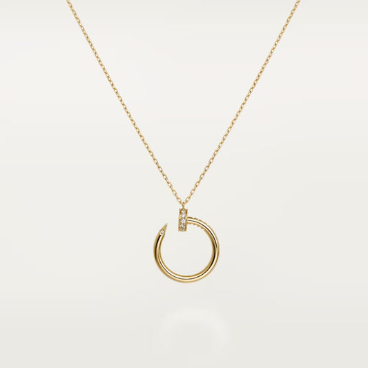 [Elite]JUSTE NECKLACE HALF DIAMOND
