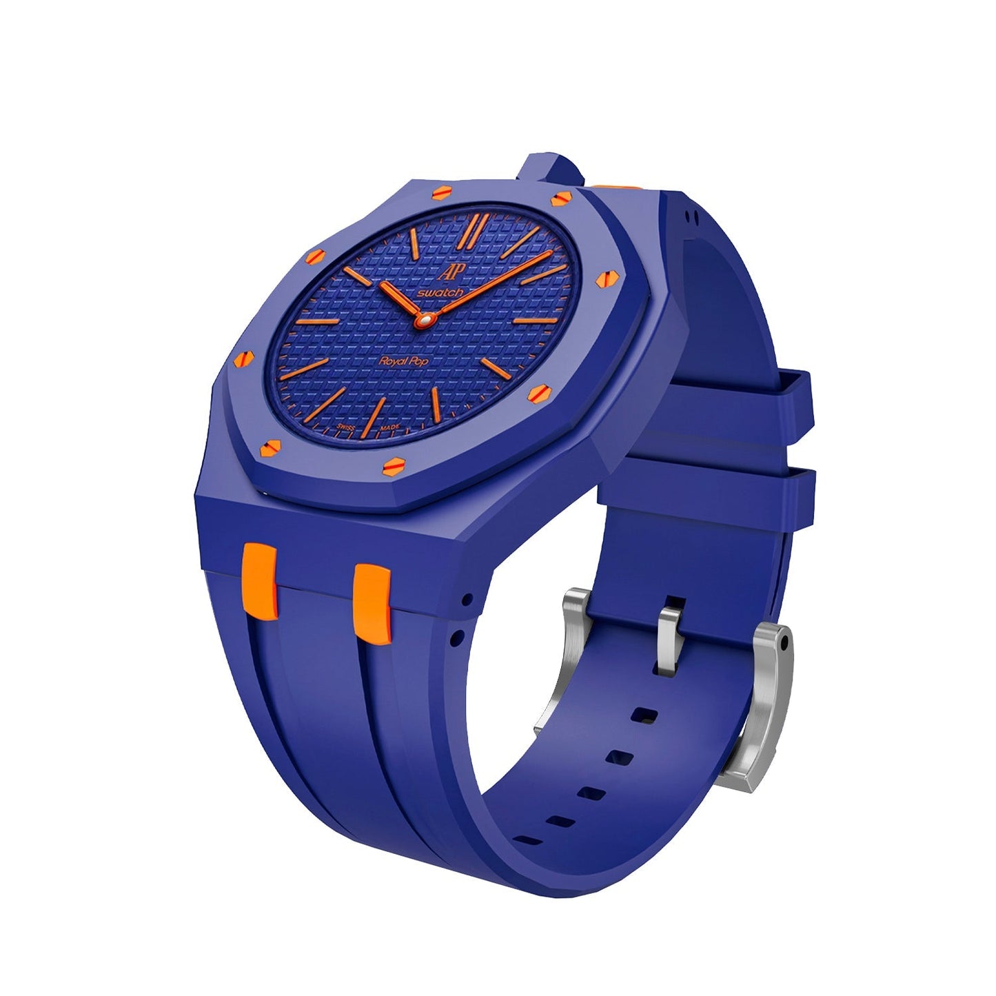 [Elite]Royal Oak Pop Exclusive Bioceramic Case & Silicone Strap Mix Color