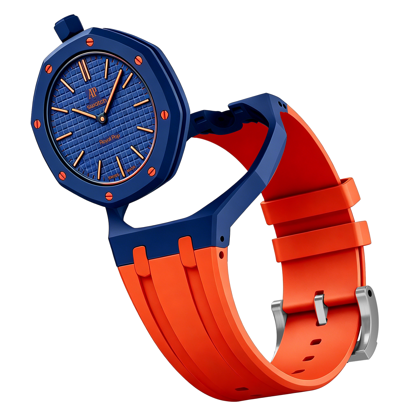 [Elite]Royal Oak Pop Exclusive Bioceramic Case & Silicone Strap Mix Color