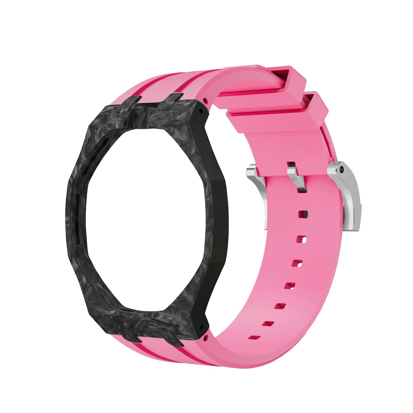 Royal Oak Pop Exclusive Carbon‑fiber Case & Silicone Strap