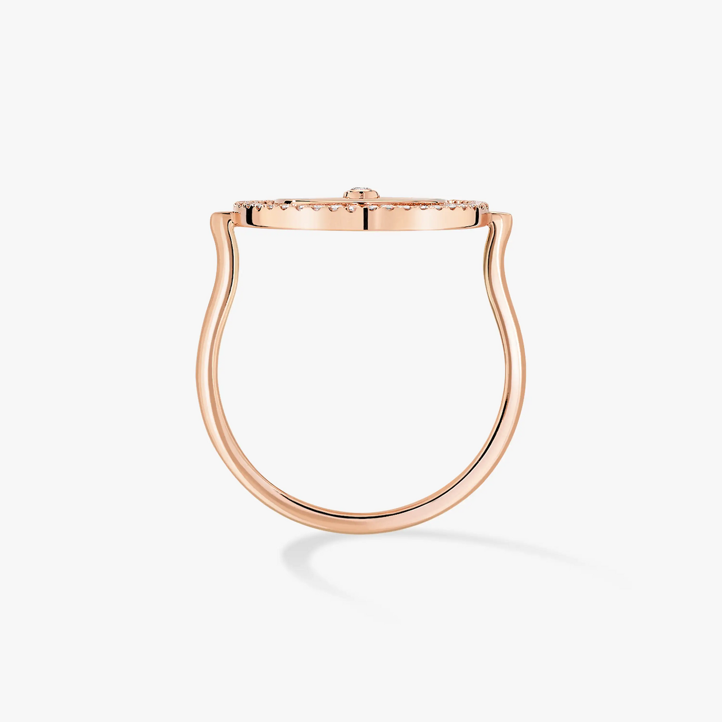 [Elite]LUCKY MOVE PINK GOLD DIAMOND RING