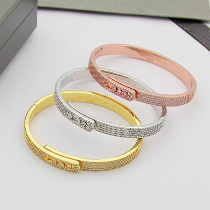[Elite]Move Noa Full Pavé Diamond Bangle Bracelet