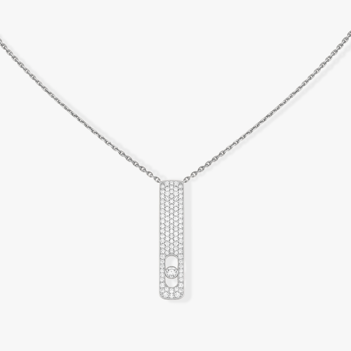 [Elite]MY FIRST DIAMOND PAVED NECKLACE