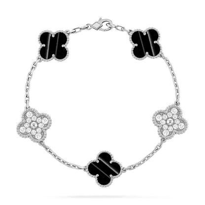 [Elite] CLOVER 5 MOTIF PULSAR STONE BRACELET COLLECTION