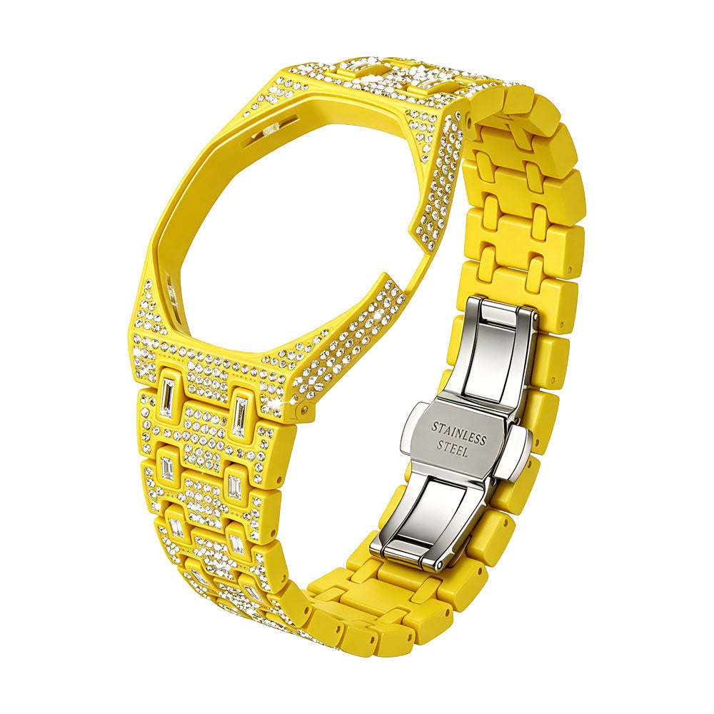[Elite]Royal Oak Pop Exclusive Bioceramic Case & Bioceramic Strap Full Diamond