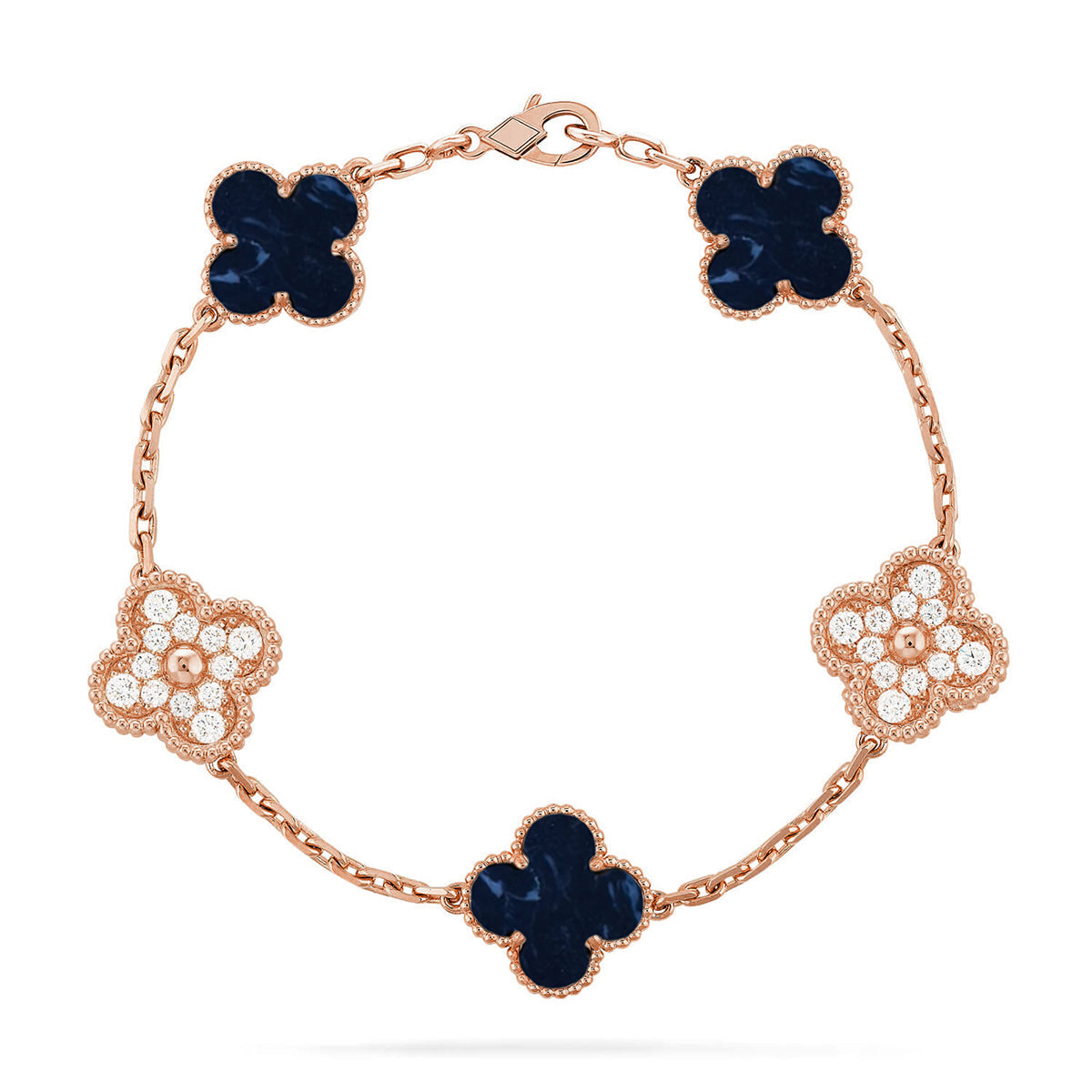 [Elite]CLOVER 5 MOTIF PIETERSITE BRACELET COLLECTION
