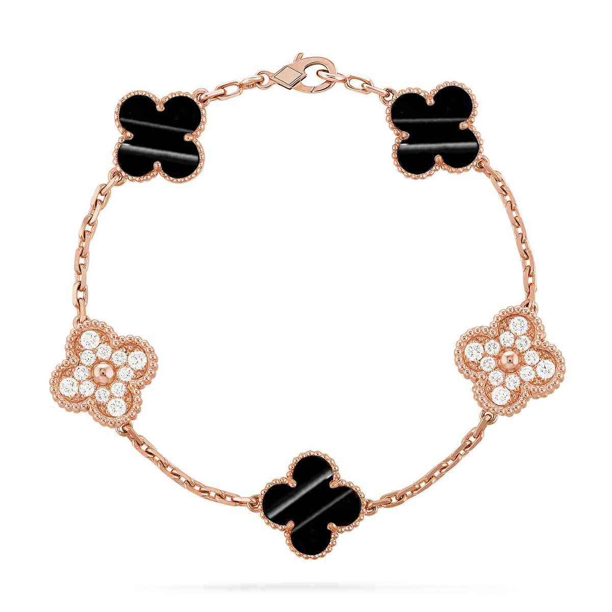 [Elite] CLOVER 5 MOTIF PULSAR STONE BRACELET COLLECTION