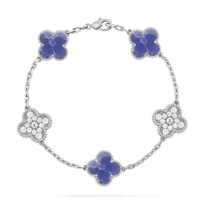 [Elite]CLOVER 5 MOTIF BLUE VEINS BRACELET COLLECTION