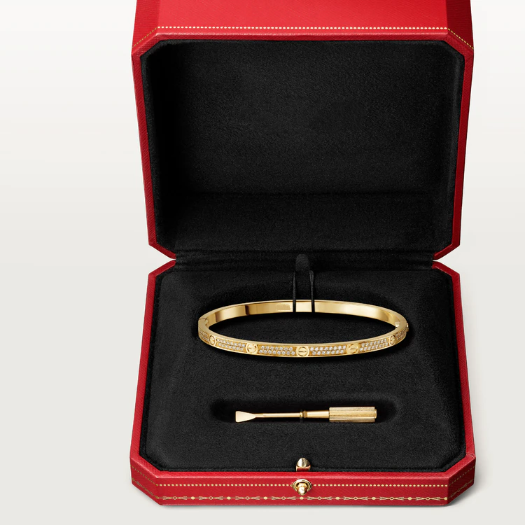 [Elite]LOVE BRACELET 3.65MM DIAMOND-PAVED