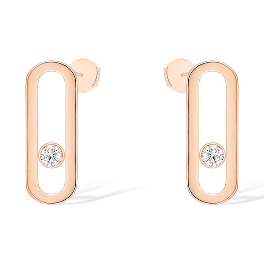 [Elite]MOVE UNO SMALL 1 DIAMOND EARRINGS