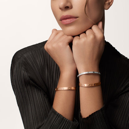 [Elite]LOVE BRACELET 6.1MM BRUSHED