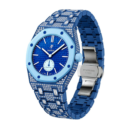 [Elite]Royal Oak Pop Exclusive Bioceramic Case & Bioceramic Strap Full Diamond