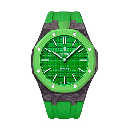Royal Oak Pop Exclusive Carbon‑fiber Case & Silicone Strap