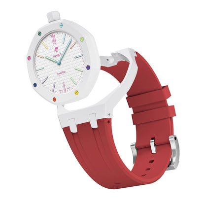 [Elite]Royal Oak Pop Exclusive Bioceramic Case & Silicone Strap Mix Color