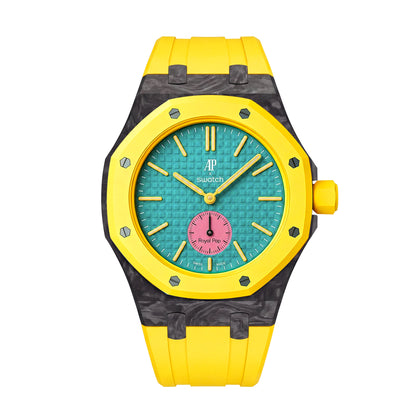 Royal Oak Pop Exclusive Carbon‑fiber Case & Silicone Strap