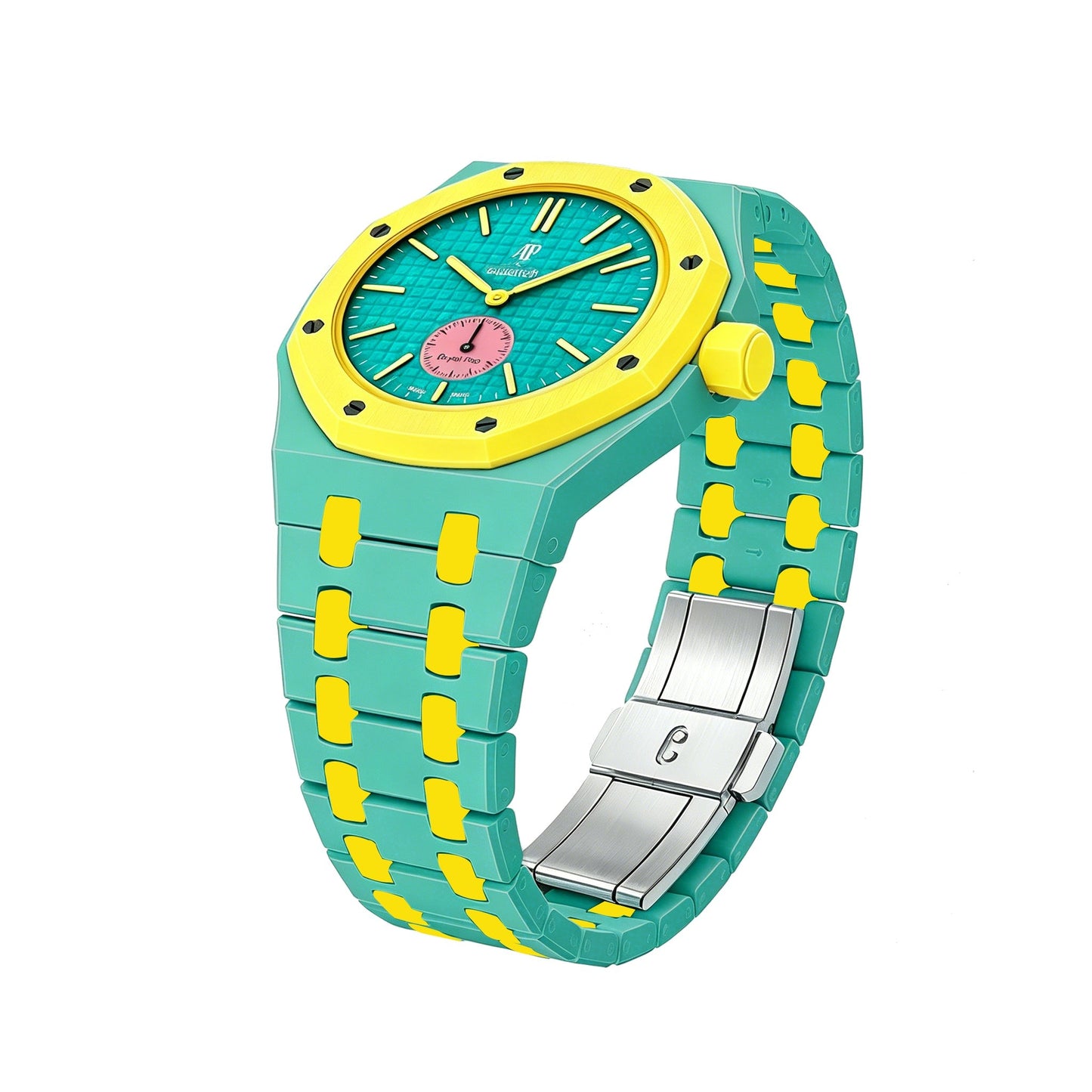 [Elite]Royal Oak Pop Exclusive Bioceramic Case & Bioceramic Strap Mix Color