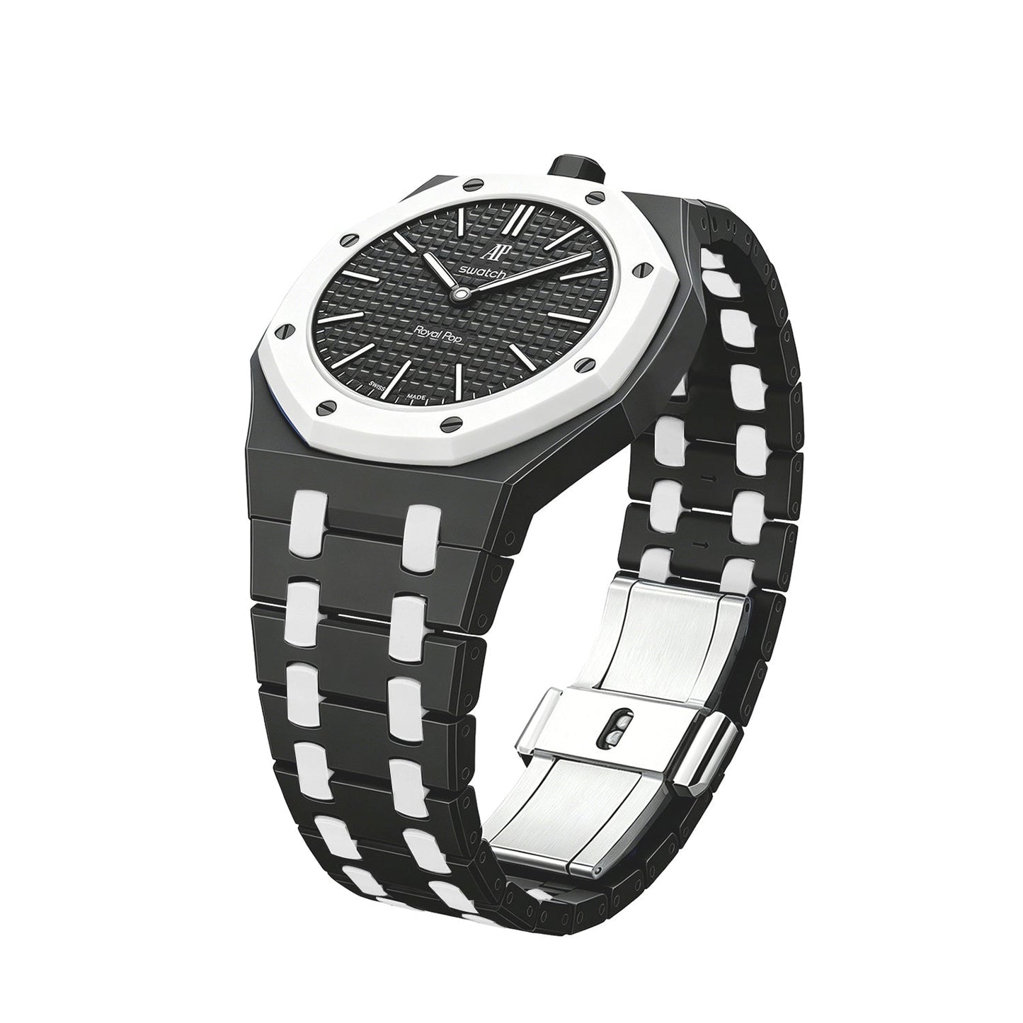 [Elite]Royal Oak Pop Exclusive Bioceramic Case & Bioceramic Strap Mix Color