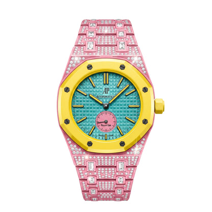 [Elite]Royal Oak Pop Exclusive Bioceramic Case & Bioceramic Strap Full Diamond