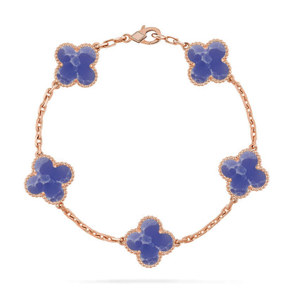 [Elite]CLOVER 5 MOTIF BLUE VEINS BRACELET COLLECTION