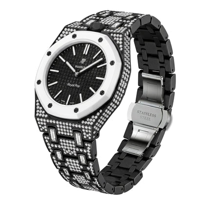 [Elite]Royal Oak Pop Exclusive Bioceramic Case & Bioceramic Strap Full Diamond