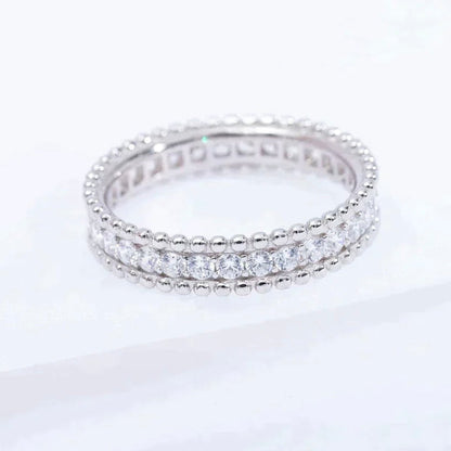 [Elite]PERLEE DIAMOND SILVER RING