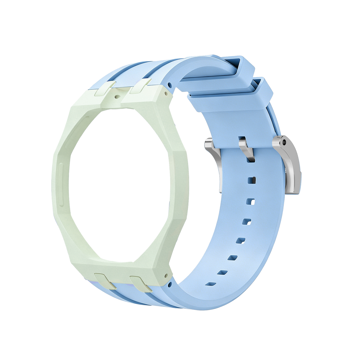 [Elite]Royal Oak Pop Exclusive Bioceramic Case & Silicone Strap Mix Color