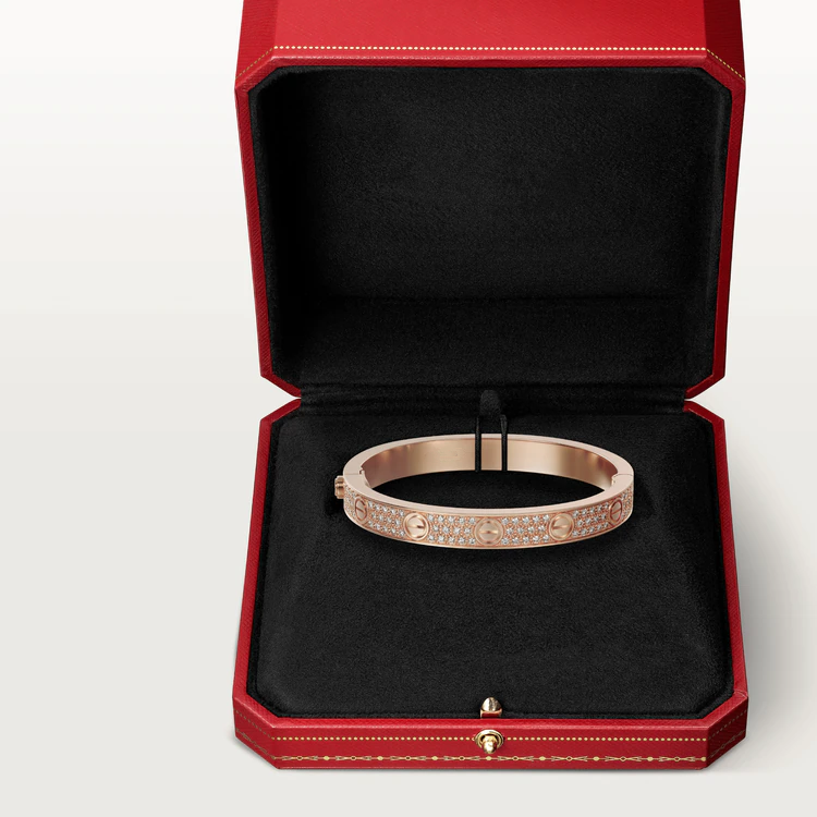 [Elite]LOVE BRACELET 6.1MM DIAMOND-PAVED