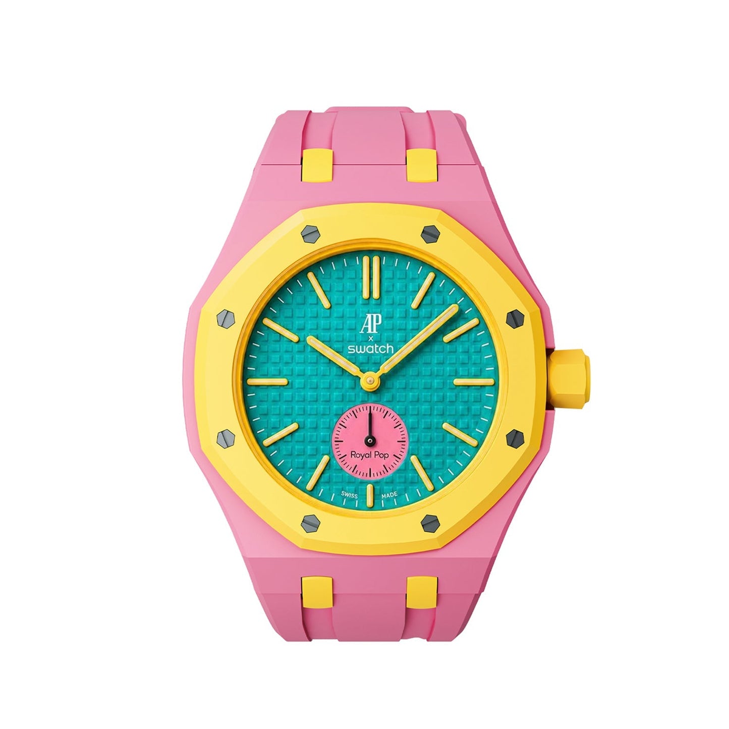 [Elite]Royal Oak Pop Exclusive Bioceramic Case & Silicone Strap Mix Color