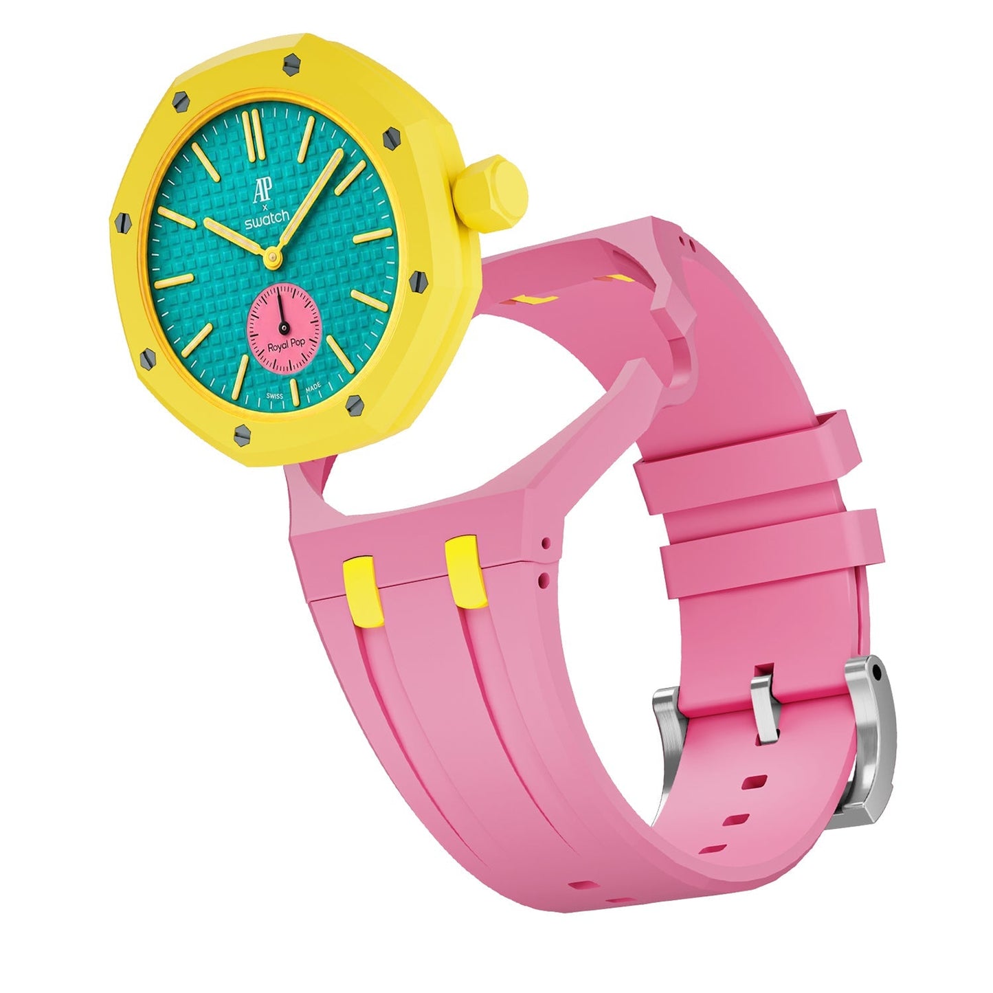 [Elite]Royal Oak Pop Exclusive Bioceramic Case & Silicone Strap Mix Color