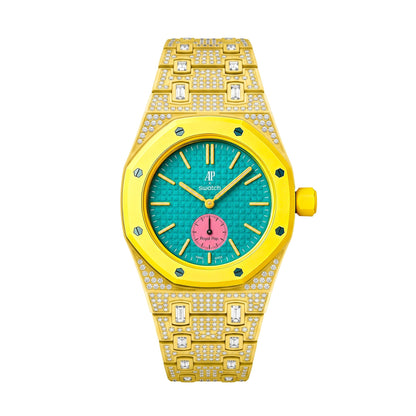 [Elite]Royal Oak Pop Exclusive Bioceramic Case & Bioceramic Strap Full Diamond
