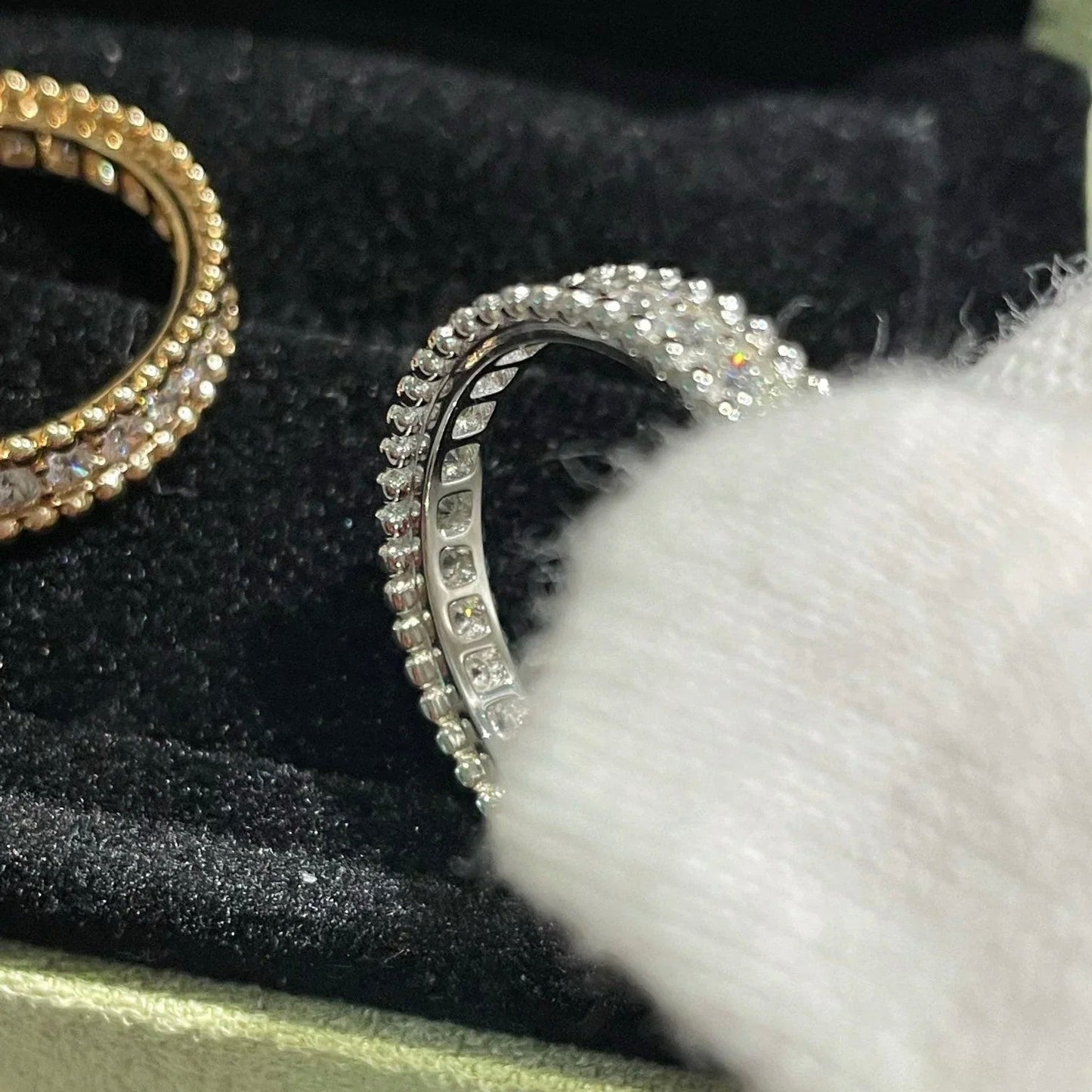 [Elite]PERLEE DIAMOND SILVER RING