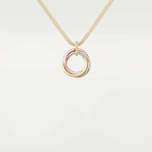 [Elite]TRINITY MEDIUM  DIAMONDS NECKLACE