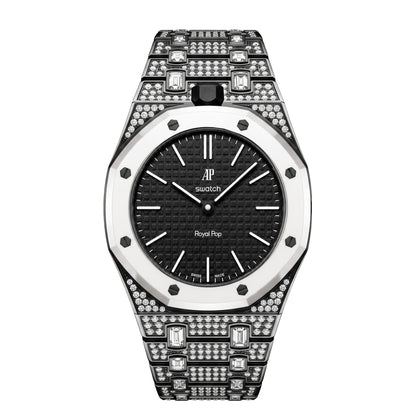 [Elite]Royal Oak Pop Exclusive Bioceramic Case & Bioceramic Strap Full Diamond