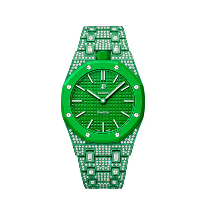[Elite]Royal Oak Pop Exclusive Bioceramic Case & Bioceramic Strap Full Diamond