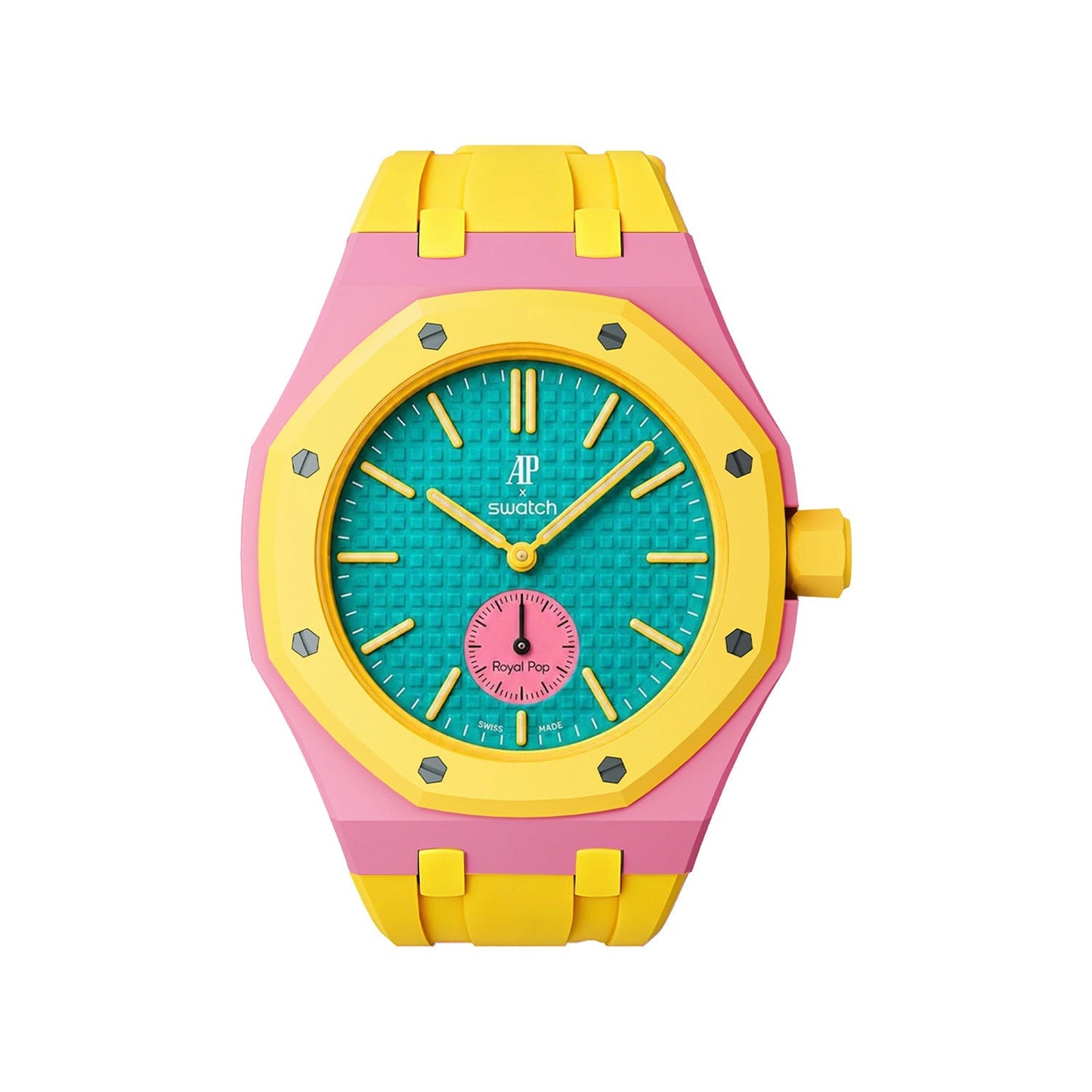 [Elite]Royal Oak Pop Exclusive Bioceramic Case & Silicone Strap Mix Color
