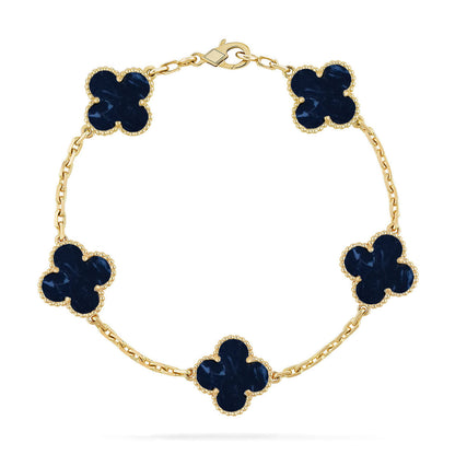[Elite]CLOVER 5 MOTIF PIETERSITE BRACELET COLLECTION