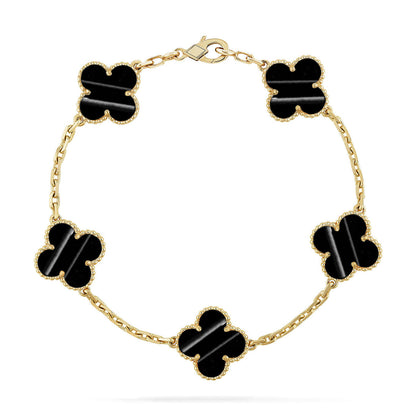 [Elite] CLOVER 5 MOTIF PULSAR STONE BRACELET COLLECTION