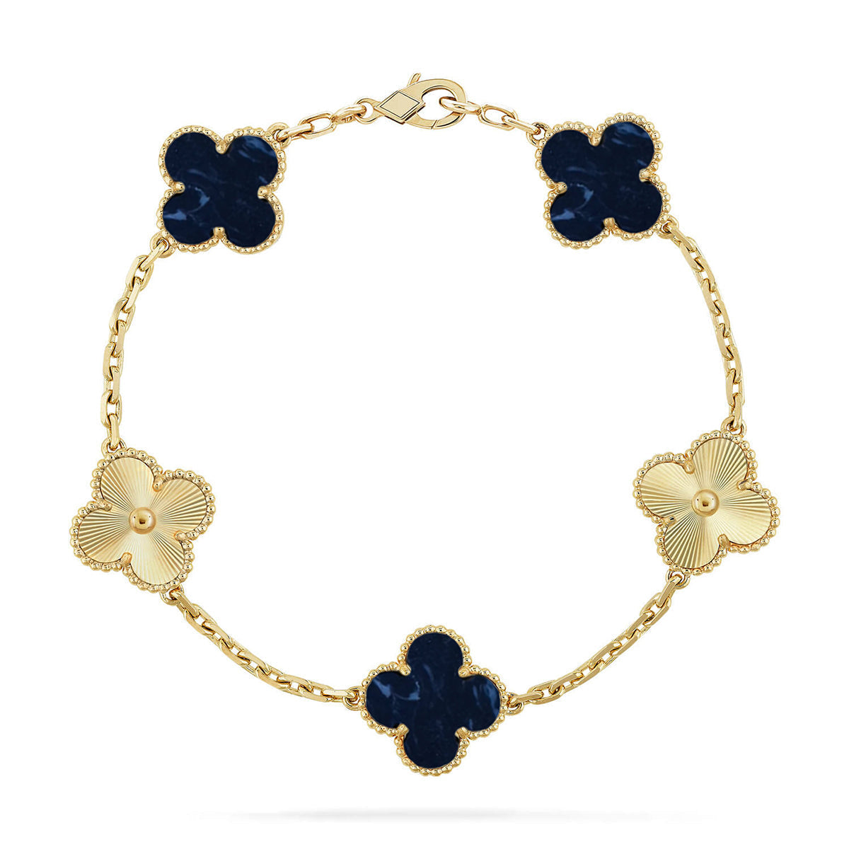 [Elite]CLOVER 5 MOTIF PIETERSITE BRACELET COLLECTION