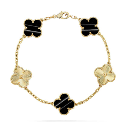 [Elite] CLOVER 5 MOTIF PULSAR STONE BRACELET COLLECTION