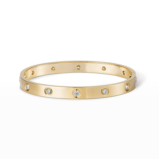 [Elite]LOVE BRACELET 6.1MM 10 DIAMONDS